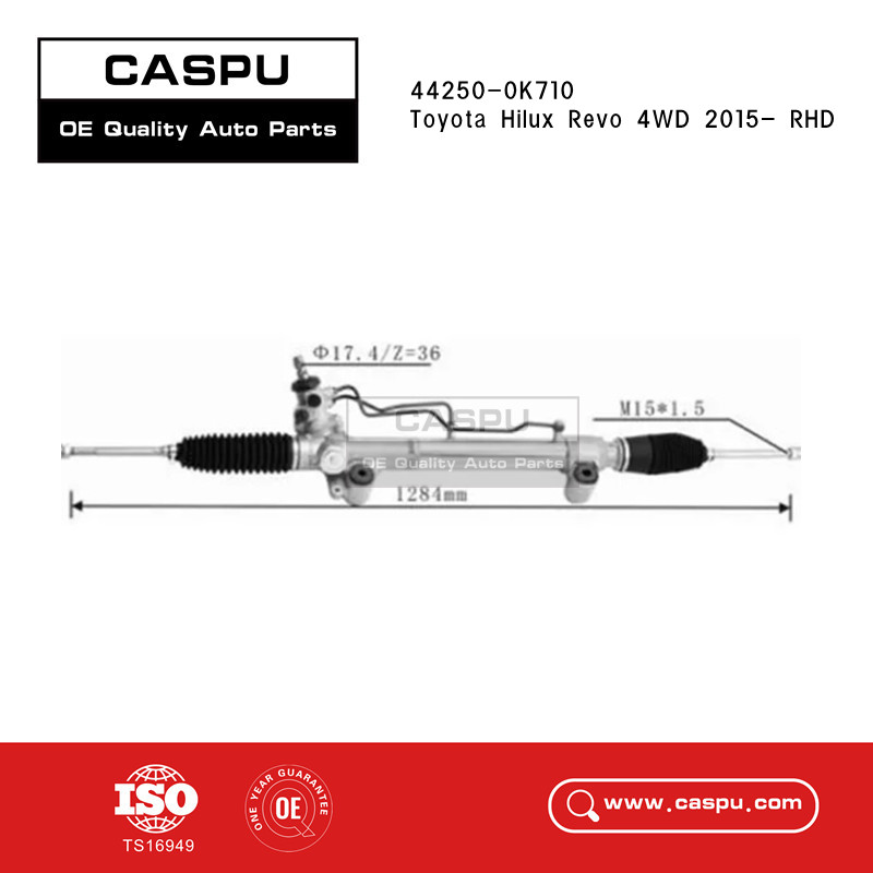 44250-0K710 Toyota Hilux REVO 4WD Steering Rack 2015- RHD