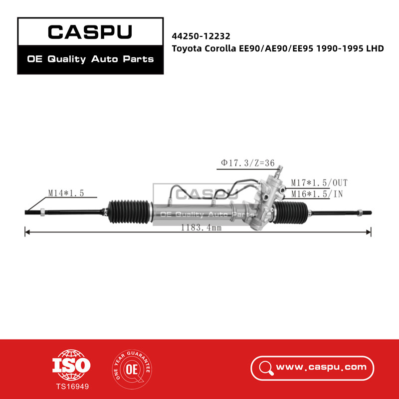 44250-12232 Steering Rack For Toyota Corolla EE90 EE95 1990- LHD