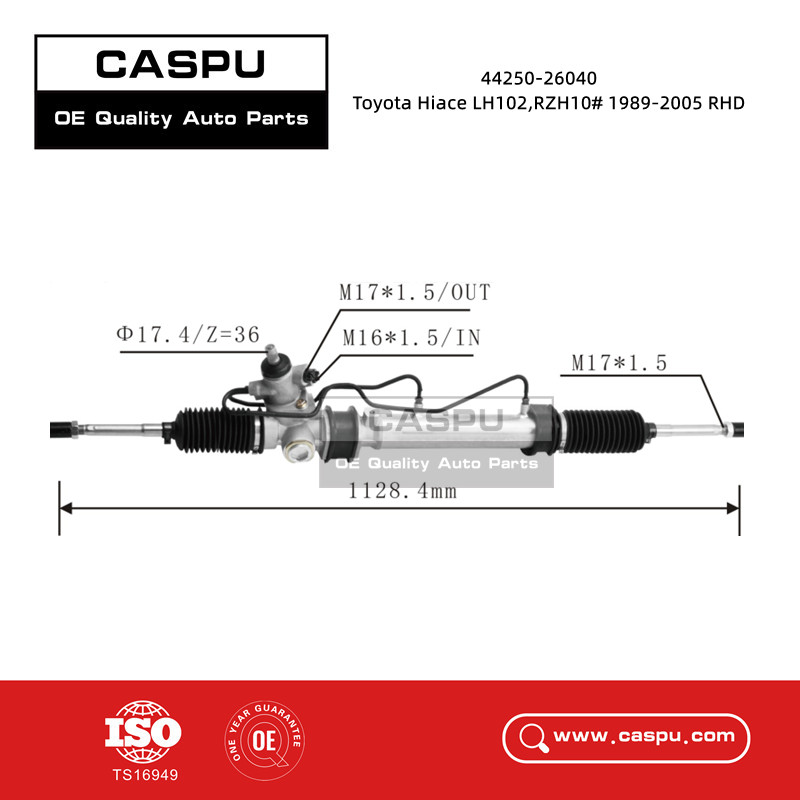 44250-26040 Toyota Hiace LH50 LH102 Steering Rack 1989-2005 RHD