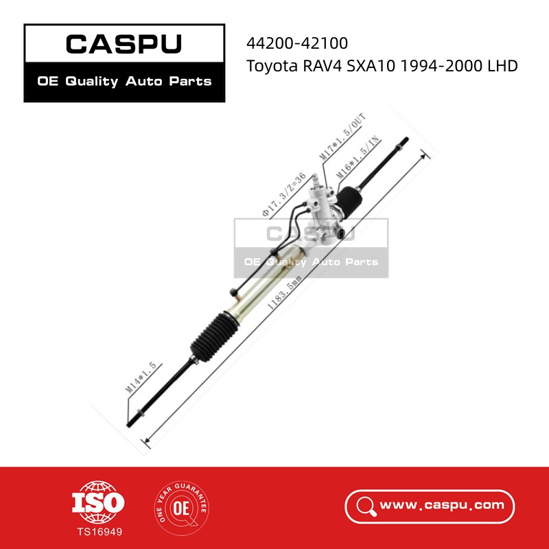 44200-42100 Steering Rack For Toyota RAV4 SXA10 1994- LHD