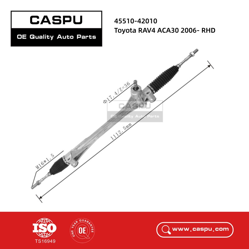 45510-42010 Steering Rack For Toyota RAV4 ACA30 2006- RHD