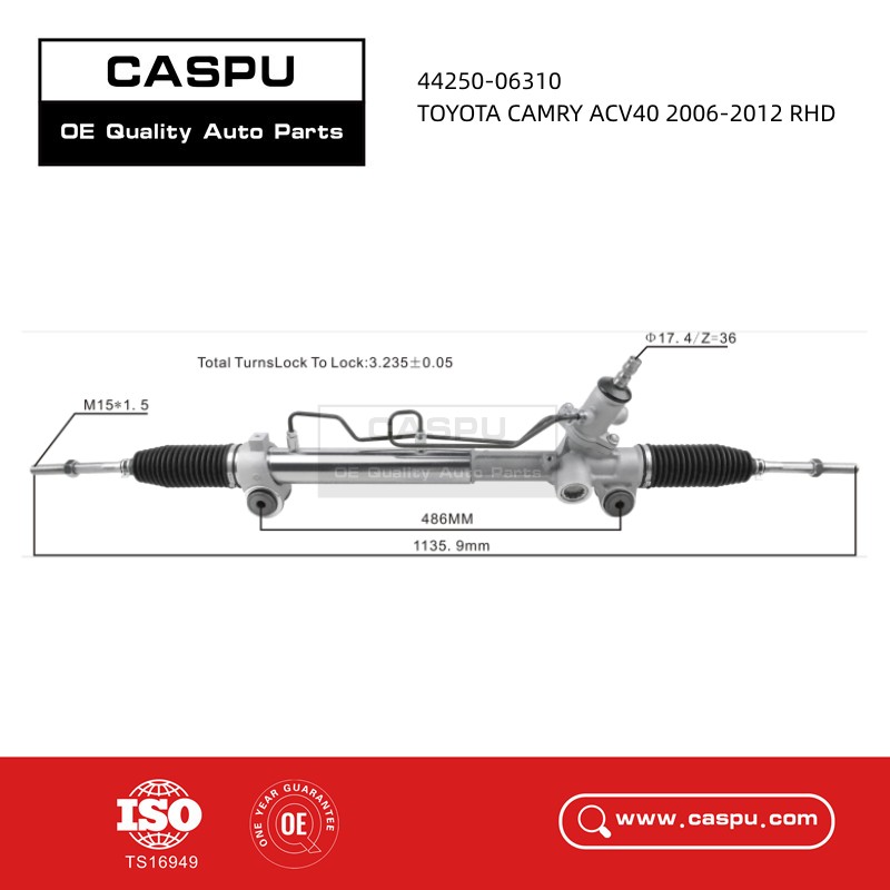 44250-06310 Steering Rack For Toyota Camry ACV40 2006-2012 RHD