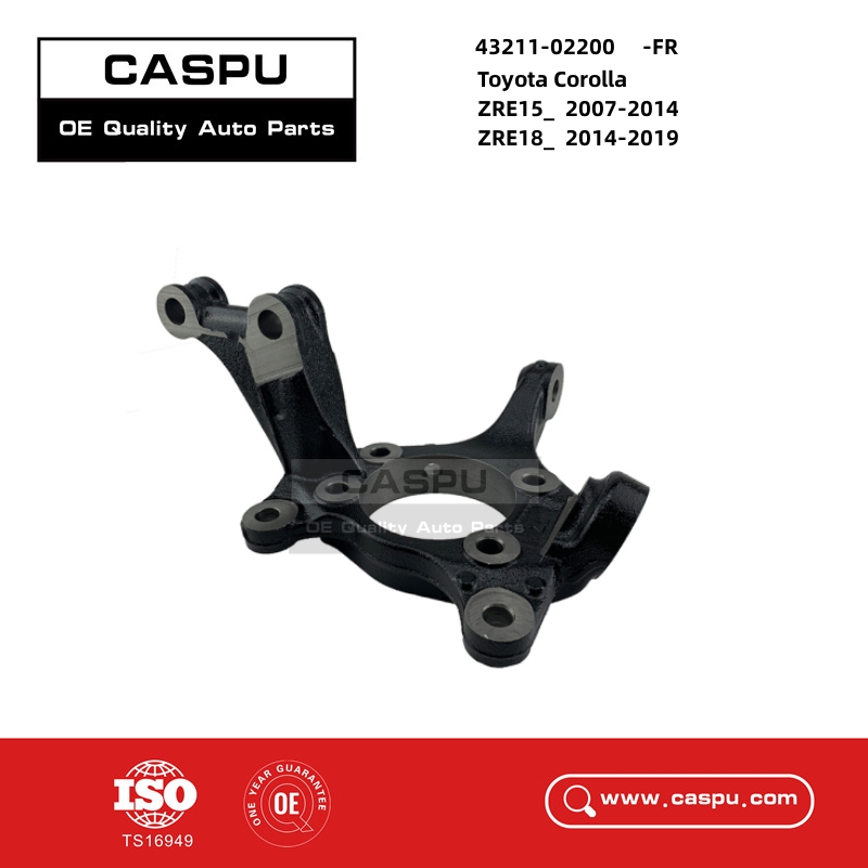 43211-02200,4321102200,steering knuckle,Toyota Corolla ZRE15_ Toyota Corolla ZRE18_,-CASPU