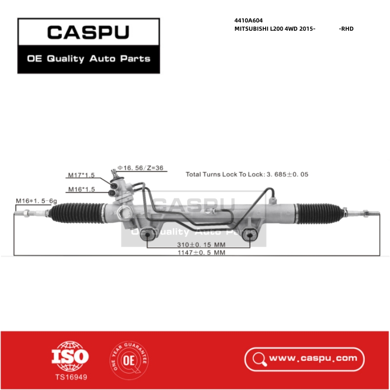 4410A604,Steering Rack MITSUBISHI L200 4WD,Rack And Pinion MITSUBISHI L200 4WD,MITSUBISHI RHD,CASPU