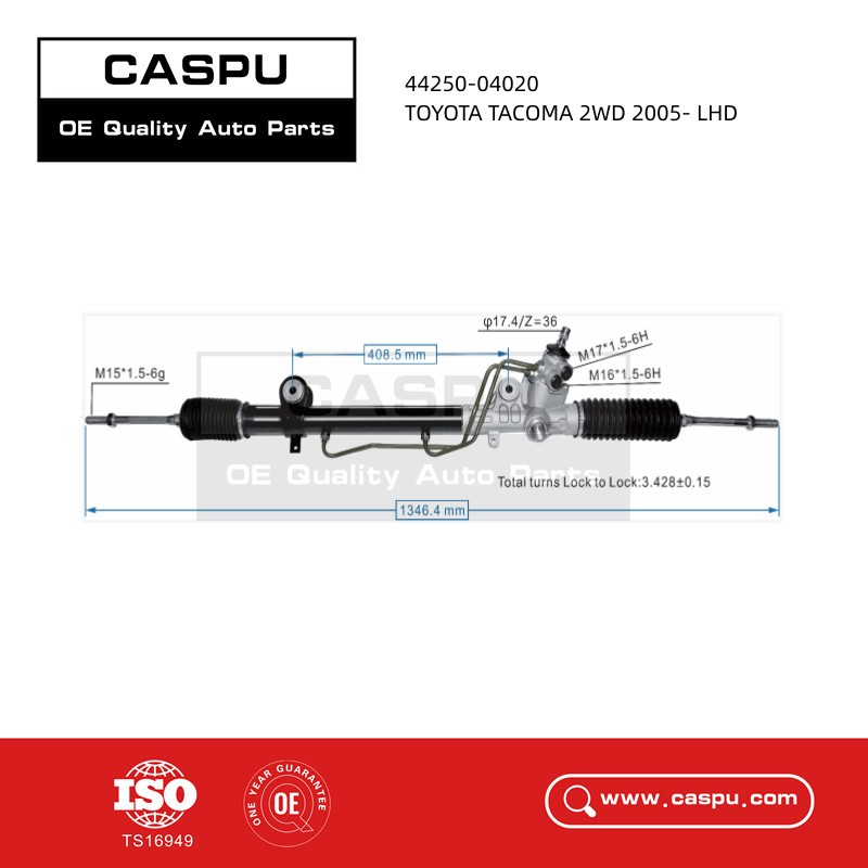 44250-04020 Steering Rack For TOYOTA TACOMA 2WD 2005- LHD