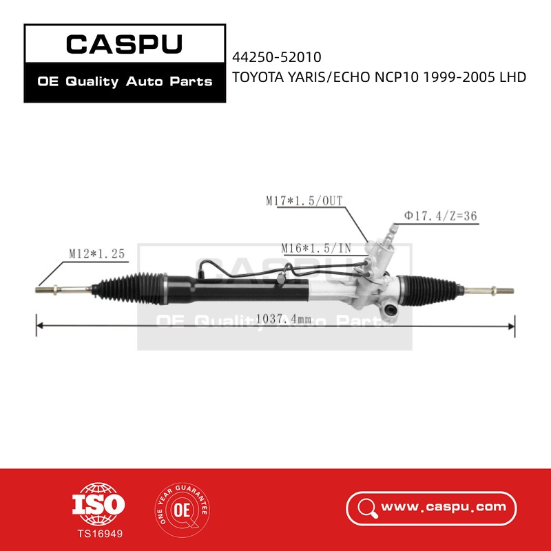 44250-52010 Steering Rack For Toyota Yaris NCP10 1995-2005 LHD