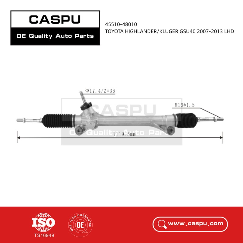 45510-48010 Steering Rack For Toyota Highlander GSU40 2007-2013 LHD