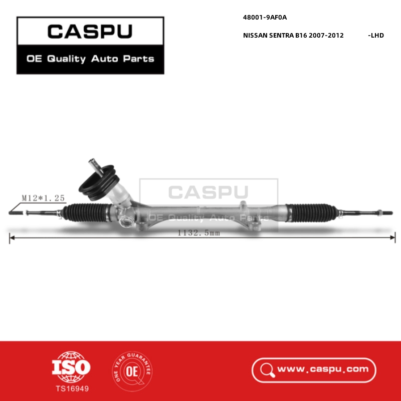 48001-9AF0A,480019AF0A,Rack and Pinion NISSAN SENTRA B16,Rack And Pinion Steering Gear NISSAN,CASPU