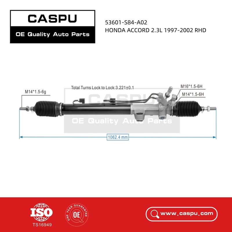 53601-S84-A02 Steering Rack For HONDA ACCORD 2.3 1997-2002 RHD