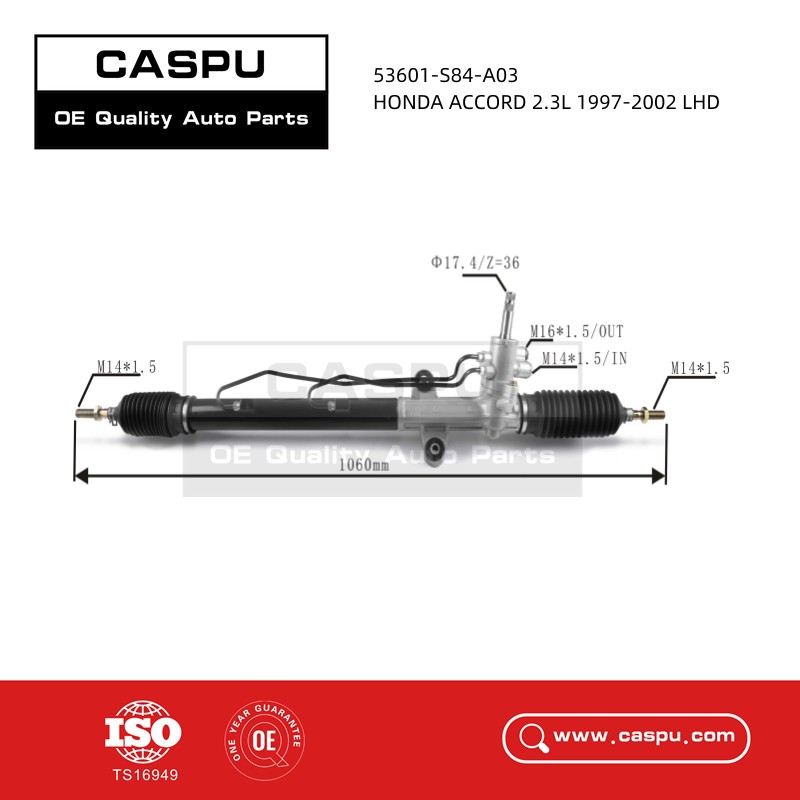 53601-S84-A03 Steering Rack For HONDA ACCORD 2.3L 1997-2002 LHD