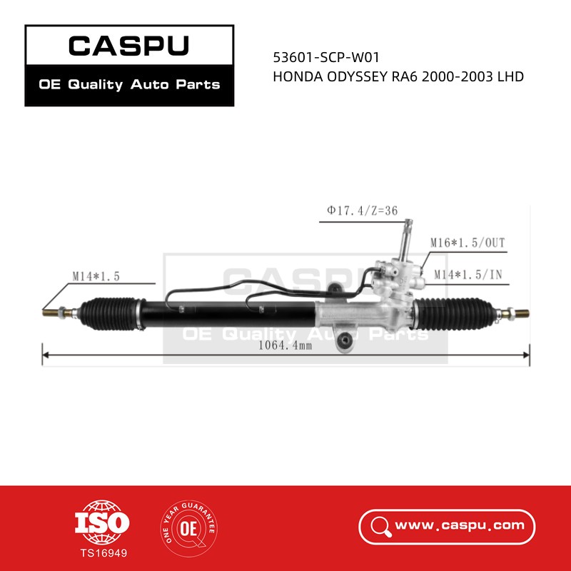 53601-SCP-W01 Steering Rack For HONDA ODYSSEY RA6 2000-2003 LHD