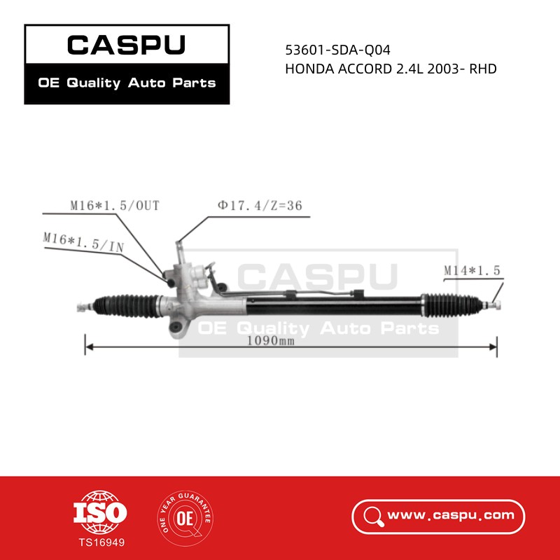 53601-SDA-Q04 Steering Rack For HONDA ACCORD 2.4 2003- RHD