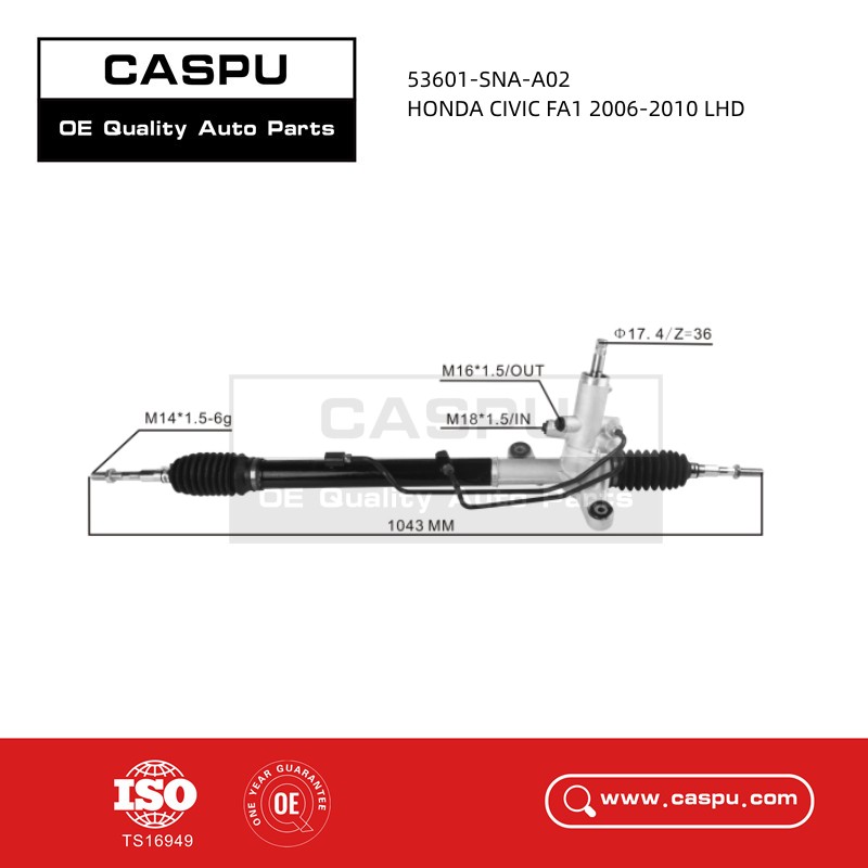 53601-SNA-A02 Steering Rack For HONDA CIVIC FA1 2006-2010 LHD