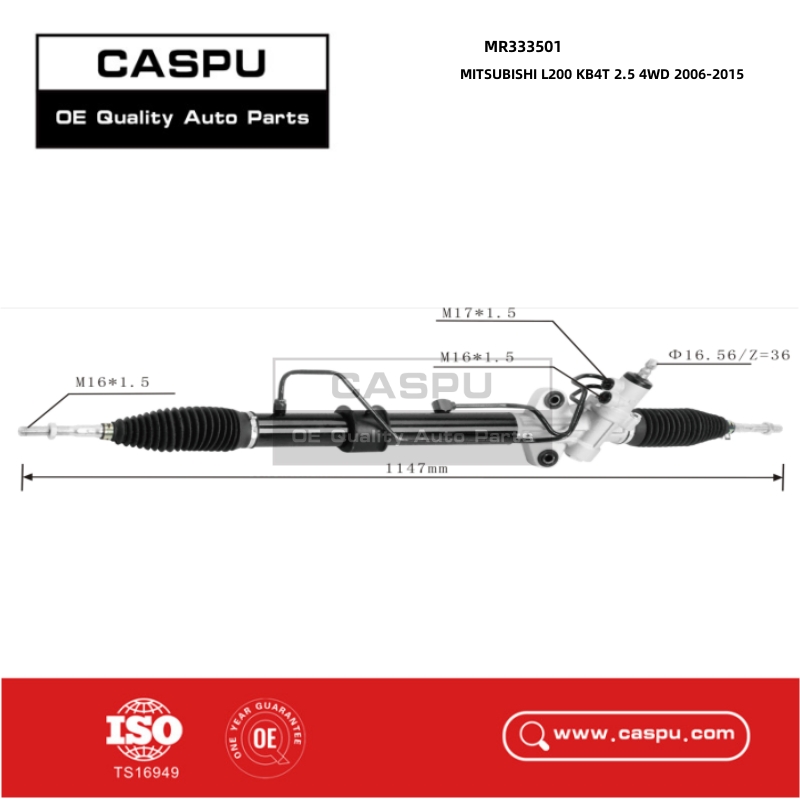 MR333501,Steering Rack MITSUBISHI L200 KB4T 2.5 4WD,Rack And Pinion MITSUBISHI L200 RHD,CASPU