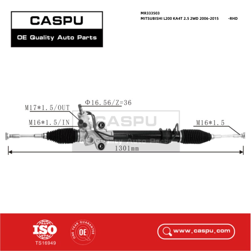 MR333503,Rack And Pinion MITSUBISHI L200 KA4T 2.5 2WD,Steering Rack MITSUBISHI L200 RHD,CASPU