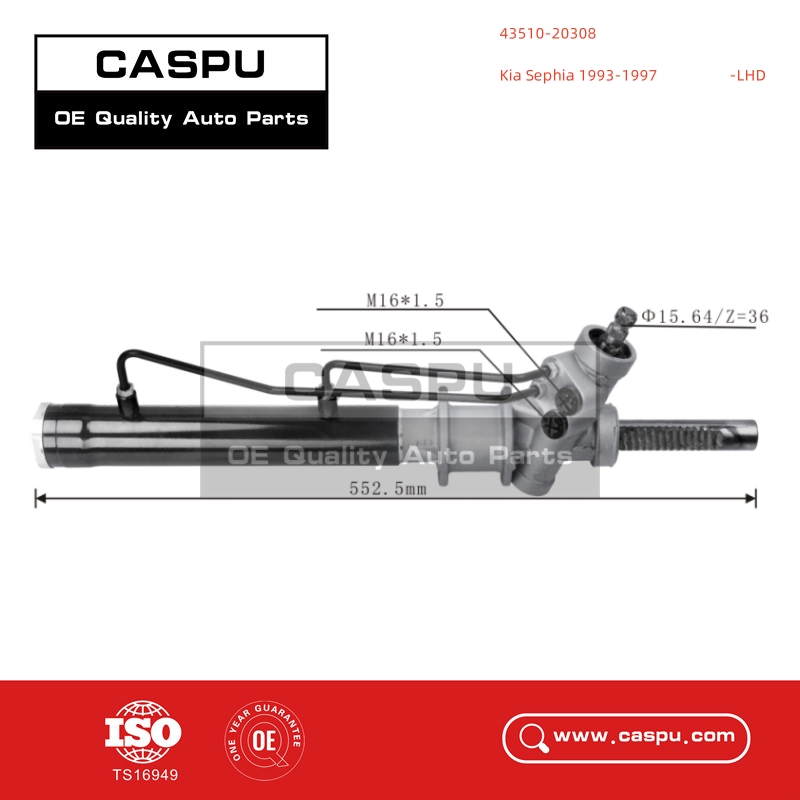 43510-20308,4351020308,Steering rack,rack and pinion for KIA,Steering gear,Kia Sephia 1993-1997,CASPU