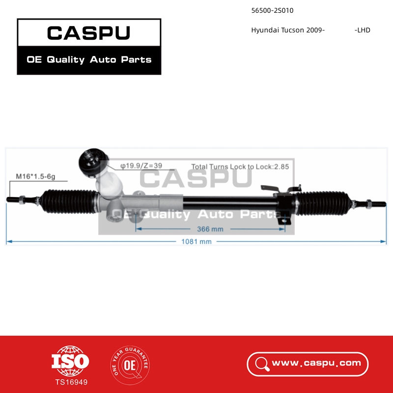 56500-2S010,steering rack gear rack and pinion for Hyundai Tuncson 2009-