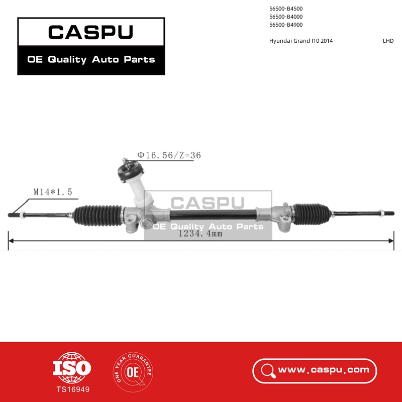 56500-B4500,56500-B4000,56500-B4900,steering rack for Hyundai Grand I10 2014-