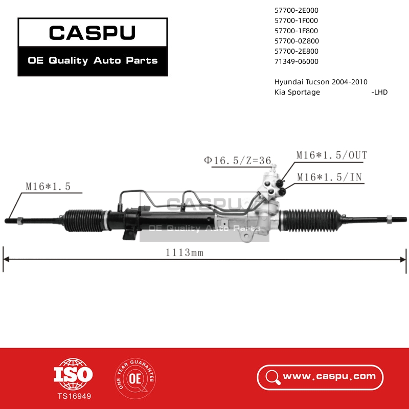 57700-2E000,57700-1F000,57700-1F800,57700-0Z800,57700-2E800,71349-06000,steering gear for Hyundai Tucson,Kia Sportage