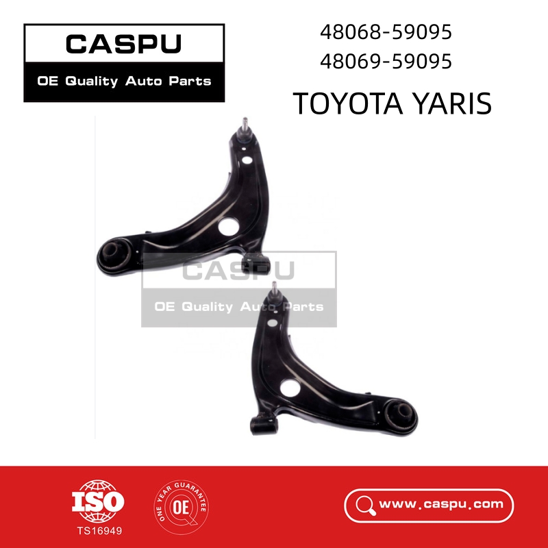 48068-59095,48069-59095,TOYOTA YARIS LOWER ARM-CASPU