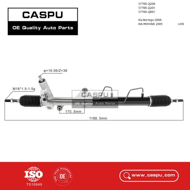 57700-2J200,57700-2J201,57700-2J001,steering rack for Kia Borrego 2008-,steering gear for KIA MOHAVE 2009