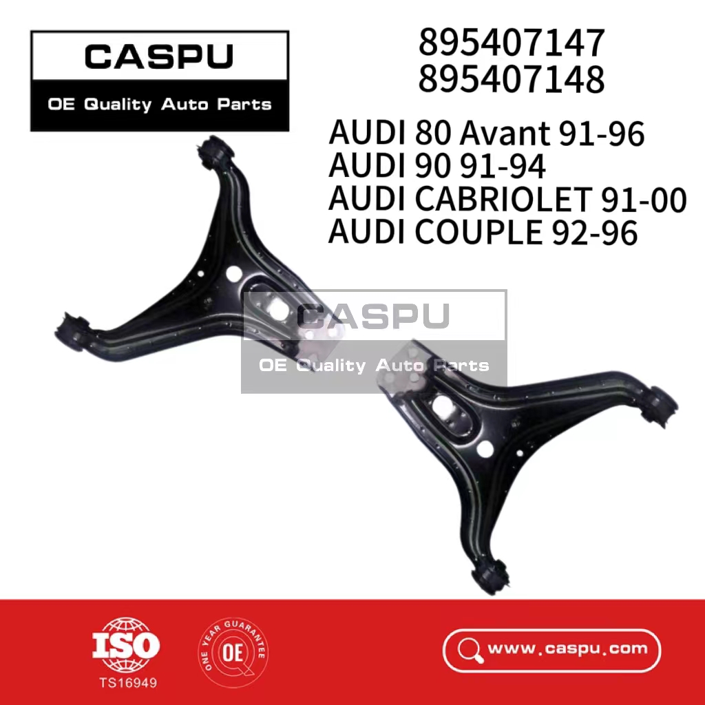 895407147,895407148, LOWER ARM, FOR 80 Avant 91-96, 90 91-94, Cabriolet 91-00, Couple 92-96, AUDI CONTROL ARM